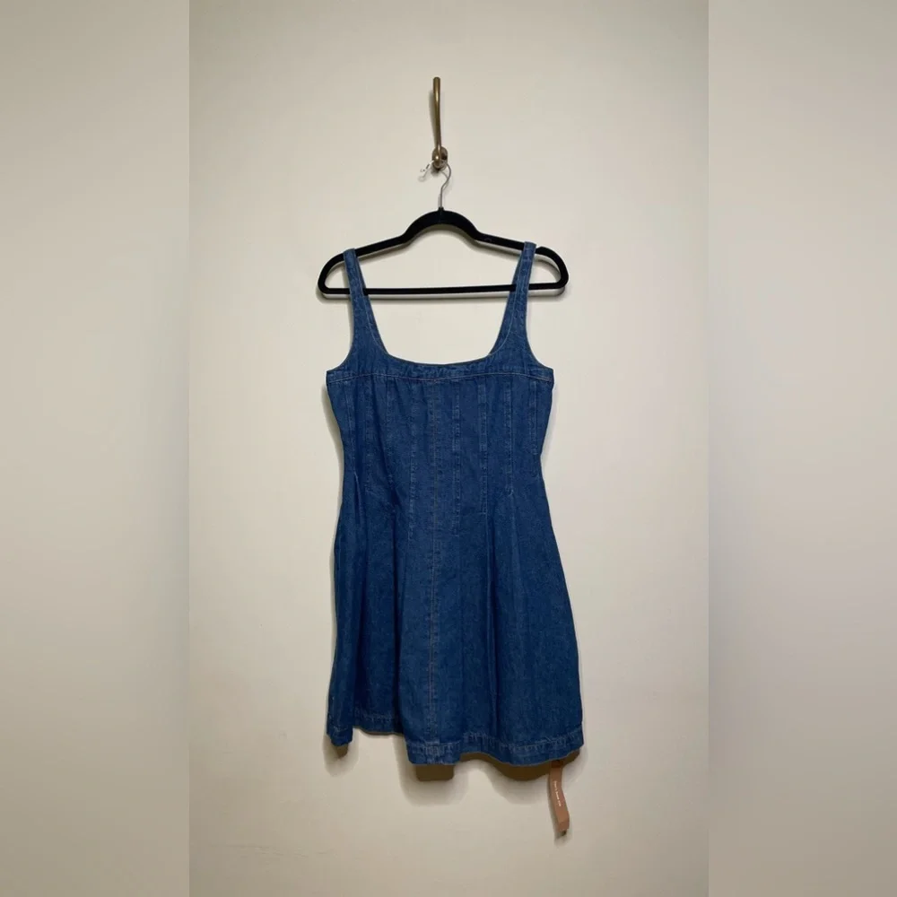 REFORMATION Violet Denim Mini Dress - Picture 5 of 10